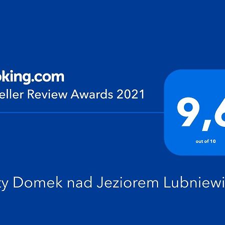 Zolty Domek Nad Jeziorem Lubniewice Exterior photo